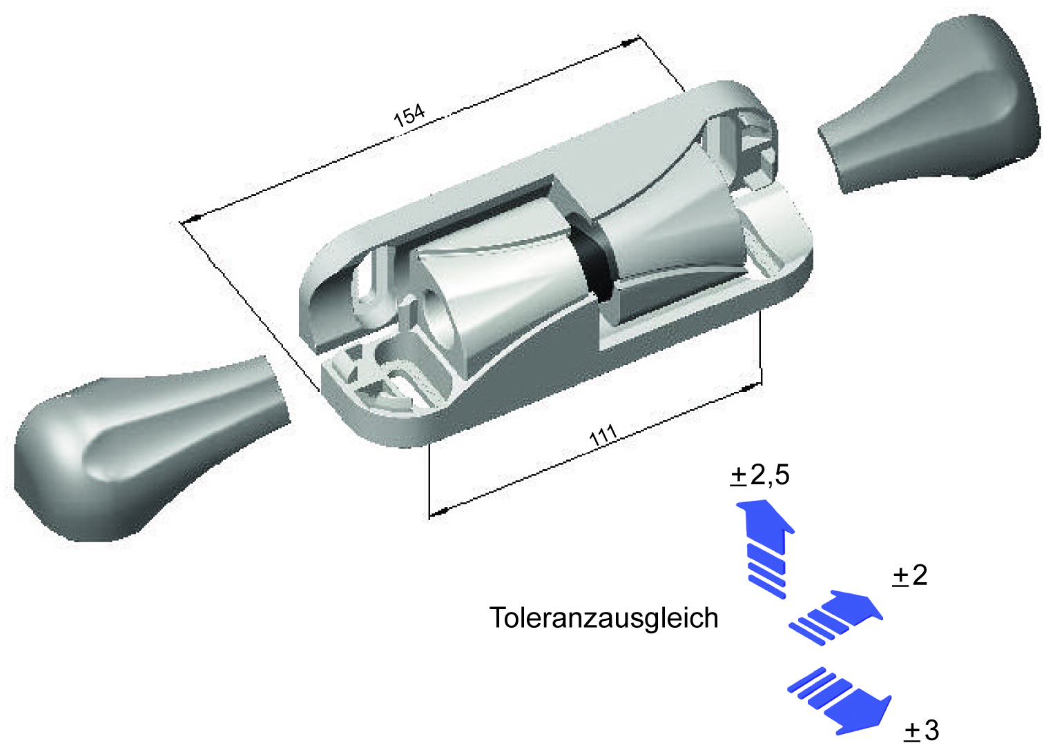 Kantenscharnier 7514 links steigend-7514-020081-Kantenscharnier , Kühl- & Tiefkühlraumtürverschlüsse-Rahrbach