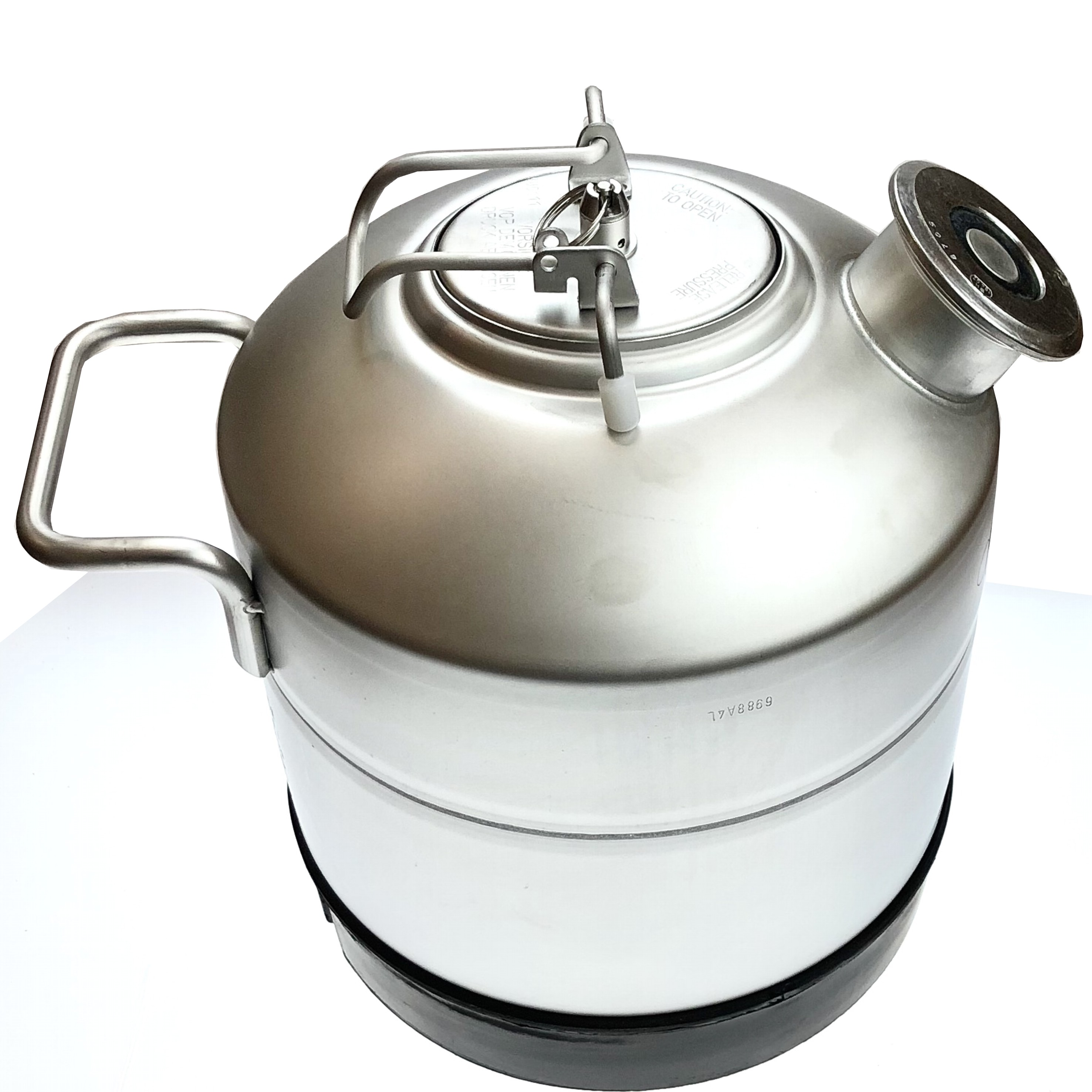 Reinigungsbehälter 9 Liter Edelstahl für Bierzapfanlage-asB516M-Reinigungsbehälter 9 Liter Edelstahl, Reinigungsbehälter für Zapfanlage, Reinigungsbehälter für Bierzapfanlage,Schankanlagenreinigung, Bierleitung reinigen-Micro Matic