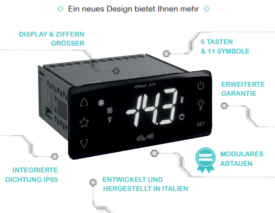 eliwell ID 971 Plus Kühlstellenregler eliwell ID 971 Plus Kühlstellenregler