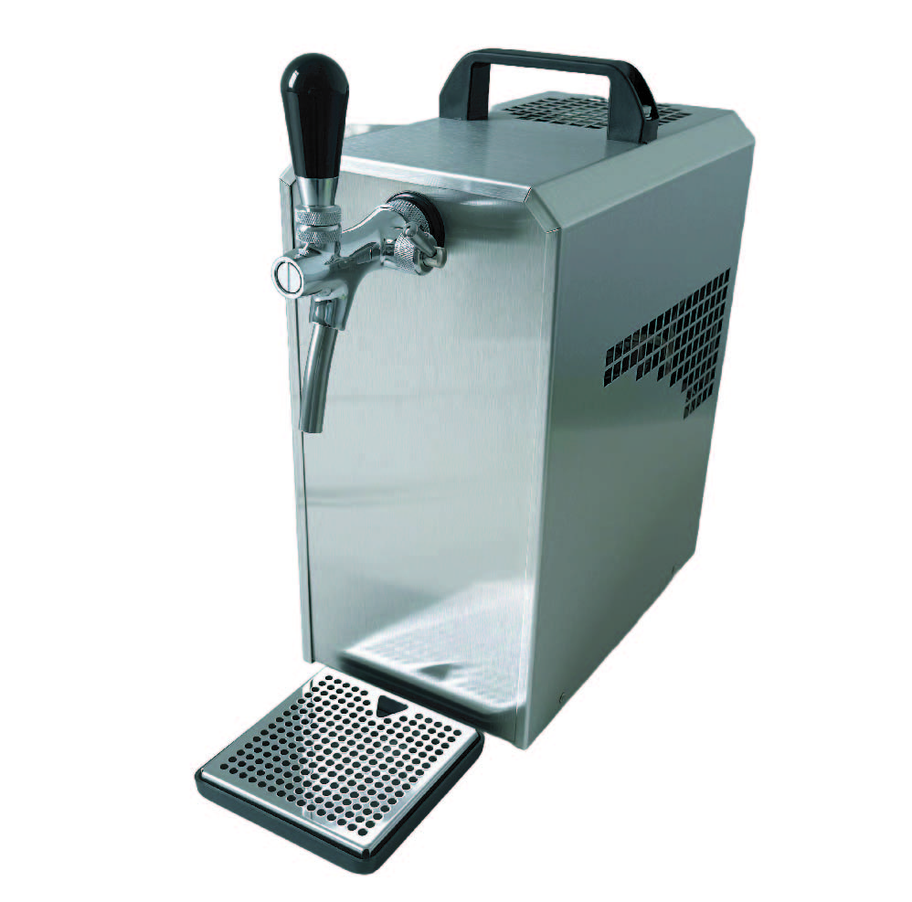 Bierkühler Zapfanlage „Bierkoffer” Edelstahl, 1-leitig, 35 Liter/h Bierkühler Zapfanlage „Bierkoffer” Edelstahl, 1-leitig, 35 Liter/h