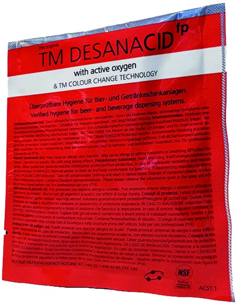 TM DESANACIDfp 50 Reinigung Wasserzapfanlage